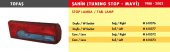 STOP LAMBA FIAT DKŞ TOFAŞ ŞAHIN - SAĞ - TUNING - MAVI DUYLU - M610376 - 1