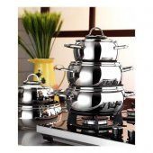Aryıldız Olimpos 10 Parça Çelik Tencere Seti thumbnail 2