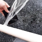 Tamir Bandı Siyah Suya Dayanıklı Su Geçirmez Sızdırmaz Bant 10 cm x 1.5 Metre - 5