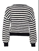 ONLY Bayan Çizgili Kazak 15235973 thumbnail 4