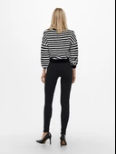 ONLY Bayan Çizgili Kazak 15235973 thumbnail 2