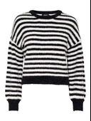 ONLY Bayan Çizgili Kazak 15235973 thumbnail 3