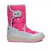 Albishoes Kaymaz Taban Cırtlı Kız Çocuk Suya Dayanıklı Kürklü Termal Kar Botu - 1