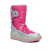 Albishoes Kaymaz Taban Cırtlı Kız Çocuk Suya Dayanıklı Kürklü Termal Kar Botu - 3