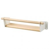 Duvar Rafı Mutfak-Baharatlık Rafı MeridyenDukkan 40x10 Cm Huş Ağacı Raf - 1