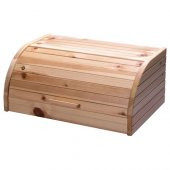 Ekmek Kutusu Çam Ekmeklik MeridyenDukkan 40x26x17 Çam Ekmek Kutusu Natürel - 1