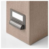 2 Li Dosyalık Kulplu- Koyu Bej MeridyenDukkan Dosyalama Düzenleyici Sert Karton - 2