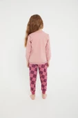 Roly Poly 2981 Garson Bear Pembe Kız Çocuk Uzun Kol Pijama Takım - 6