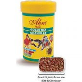 Ahm Goldi Mix Granulat Japon Balığı Yemi 250 Ml - 1