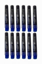 Mavi Tahta Kalemi Kartuşu 12 Adet Beyaz Tahta Kalemi Mürekkep Kartuşu Mavi - 1
