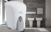 Vialli F6 Hazneli Köpük Sabun Dispenseri Aparatı 1000 ml Beyaz - 1