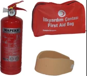 Trafik İlkyardım Seti Mapeks Yangın Tüpü Boyunluk Oto Muayene Seti - 1
