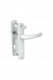 Pimapen Pvc Kapı Kolu + 35 mm Kilit + 90 Mm Barel Kilit Göbeği Takım - 2