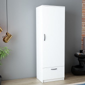 BMdekor Gardırop Sunay Tek Kapak Beyaz - 3