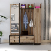 BMdekor Aynalı Portmanto Loft Çırağan - 1