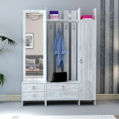 BMdekor Aynalı Portmanto Loft Kristal - 1