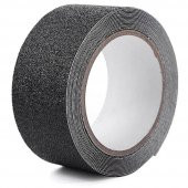 1 Mt Bondit Siyah Yapışkanlı Kaygan Zemin Basamak Merdiven Kaydırmaz Bant 50mm thumbnail 3