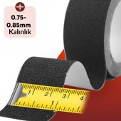 4 Mt Bondit Siyah Yapışkanlı Kaygan Zemin Basamak Merdiven Kaydırmaz Bant 25mm thumbnail 2