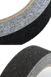 30 Mt Bondit Siyah Yapışkanlı Kaygan Zemin Basamak Merdiven Kaydırmaz Bant 25mm thumbnail 3