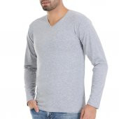 6 Adet Yıldız Erkek Likralı Uzun Kollu T-Shirt Fanila Gri 352 - 1