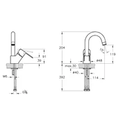 Artema WİN S Lavabo Bataryası Döner Borulu - 2