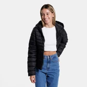 ONLY Bayan Desenli Kapüşonlu  Puffer Mont 15199408 thumbnail 3