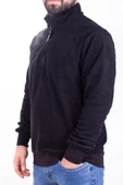 Twister 1903 Siyah Fermuarlı Dik Yaka Erkek Sweatshirt - 3