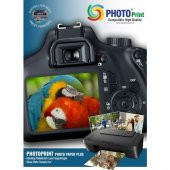 Photo Print Hp Officejet Pro 7720 Için 50 Adet A4 Parlak Çift Taraflı Fotoğraf Kağıdı 135 Gram ( Mürekkepli Yazıcılar Için) - 2