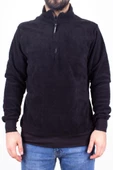 Twister 1903 Siyah Fermuarlı Dik Yaka Erkek Sweatshirt - 2