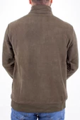 Twister 1903 Haki Fermuarlı Dik Yaka Erkek Sweatshirt - 4