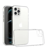 Vendas iPhone 12 Pro Max Uyumlu (12 Pro Max) Kamera Korumalı Soft Şeffaf Silikon Kılıf - 5