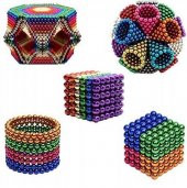 Sihirli Manyetik Toplar Dyum Mıknatıs Küp Bilye 216 Adet Cube Küp Dymium - 4