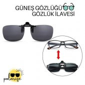 TransForMacion Clip-On Polarize Güneş Gözlüğü Gözlük İlavesi - 2
