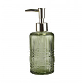 CAM SIVI SABUNLUK''YILDIZ DESENLİ YEŞİL 300ML 6''8X17''6CM - 1