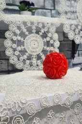 Çiçek Kordonlu 5 Parça Salon Takımı Krem thumbnail 10