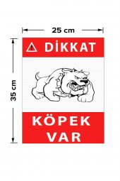 İŞ GÜVENLİĞİ LEVHASI DİKKAT KÖPEK VAR LEVHASI UYARI LEVHASI DİKKAT KÖPEK VAR İŞARET LEVHASI - 2