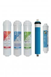AQUAMUR Kapalı Kasa Su Arıtma Cihazı Filtresi 5li Filtre Seti Membranlı DİRSEK HEDİYELİ - 3