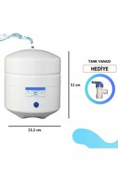 AQUAMUR 8 Litre NSF Onaylı Çelik Su Tankı - 1