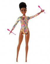 Barbie Meslekler Kariyer Bebekleri Jimnastikçi Barbie Bebek - 2