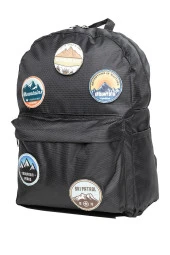 Perlotus Değiştirilebilir Dağcılık Temalı Unisex Patch Günlük Spor Sırt Çantası - 1