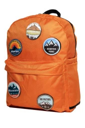 Perlotus Değiştirilebilir Dağcılık Temalı Unisex Patch Günlük Spor Sırt Çantası - 4