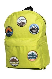 Perlotus Değiştirilebilir Dağcılık Temalı Unisex Patch Günlük Spor Sırt Çantası - 6