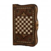 Helena Wood Art Queen Oymalı Masif Ahşap Tavla Rose - 4