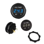 Dijital voltmetre DC 12-24 V vidalı Oto Motosiklet tekne için mvi - 2