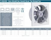 Kayıtes Kdaxis 350 Aksiyel Fan Elektik Pano Soğutma Duvar Pencere Montaj 3110 Debi AGmair Agm Havalandırma - 2