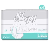 4'lü Sleepy Large Yetişkin Hasta Bezi 30x4 Adet (120 Adet) - 2