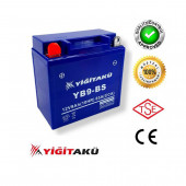 12V 9Ah DİK MOTOSİKLET AKÜSÜ YB9-BS Yiğit Akü 2024 Üretim - 1