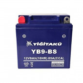 12V 9Ah DİK MOTOSİKLET AKÜSÜ YB9-BS Yiğit Akü 2024 Üretim - 2