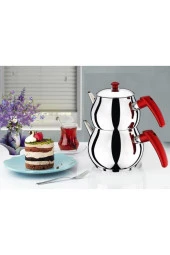 Rossel Premium Papatyam Küre Çelik Çaydanlık Aile Boy - 1