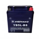 12V 5AH DİK MOTOSİKLET AKÜSÜ YB5-BS YİĞİT AKÜ 2023 ÜRETİM - 1